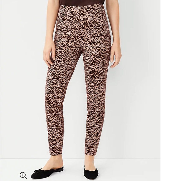 Ann Taylor The Animal Print Side Zip Legging sz S NWT - Picture 4 of 13